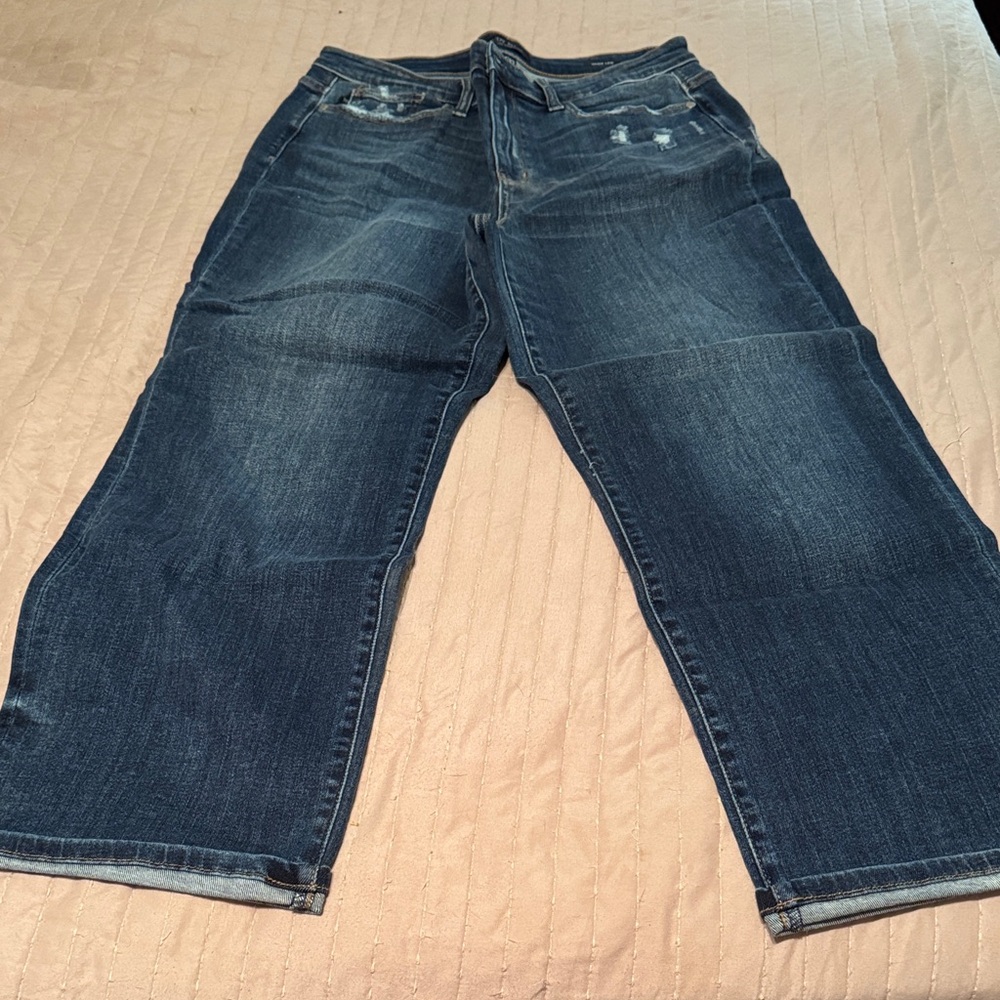 Judy Blue Women’s Dark Wash Relaxed Jeans